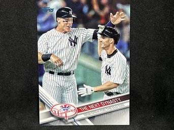 2017 TOPPS UPDATE US148 NEW CREW FOR THE OLD ZOO - AARON JUDGE RC