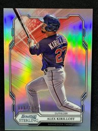 2019 BOWMAN STERLING ALEX KIRILLOFF REFRACTOR SHORT PRINT /199 (NOW WITH BRAVES)