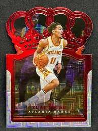 2021-22 PANINI CROWN ROYALE TRAE YOUNG DIE CUT