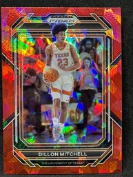 2023 PANINI PRIZM DP DILLON MITCHELL RED CRACKED ICE