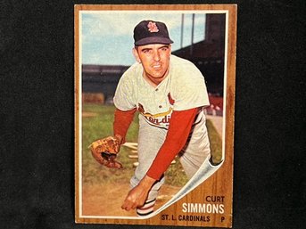 1962 TOPPS CURT SIMMONS