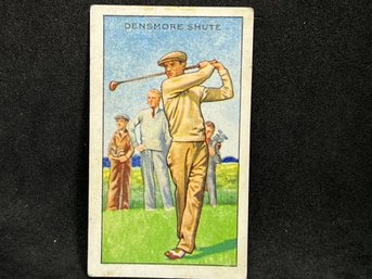 1934 Gallaher Ltd. Champions Card # 30 DENSMORE SHUTE
