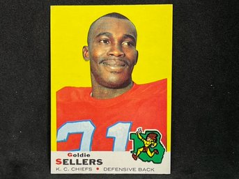 1969 TOPPS GOLDIE SELLERS - CHIEFS