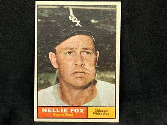1961 TOPPS NELLIE FOX - HALL OF FAMER