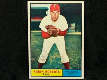 1961 TOPPS ROBIN ROBERTS  - HALL OF FAMER