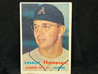1957 TOPPS CHARLEY THOMPSON