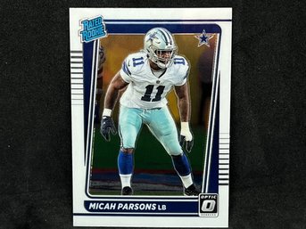 2021 PANINI OPTIC RATED ROOKIE MICAH PARSONS