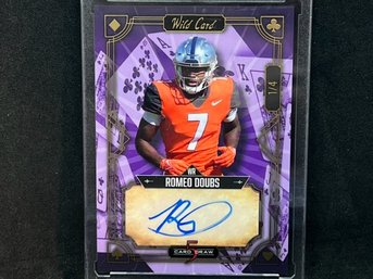 2022 WILD CARD 5-CARD DRAW ROMEO DOUBS RC AUTO SSP TO ONLY 4!