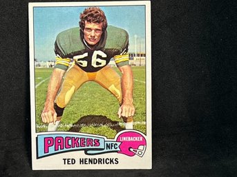 1975 TOPPS TED HENDRICKS - HALL OF FAMER