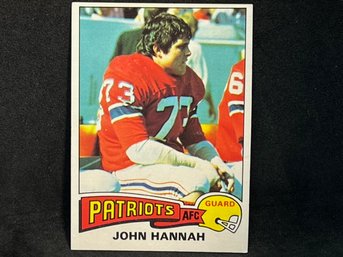 1975 TOPPS JOHN HANNAH - HALL OF FAMER