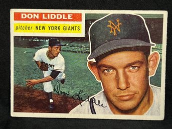 1956 TOPPS DON LIDDLE