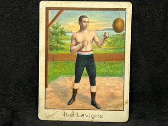 1910 MECCA BOXING GEORGE LAVINGE, THE SAGINAW KID