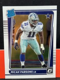 2021 DONRUSS OPTIC MICAH PARSONS RATED ROOKIE