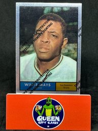 1996 TOPPS HOLOCHROME WILLIE MAYS -1961 REPRINT WITH FILM