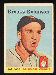 1958 TOPPS BROOKS ROBINSON - CLASSIC CARD- HALL OF FAMER