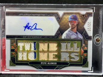 2022 TOPPS TRIPLE THREADS PETE ALONSO AUTO SSP
