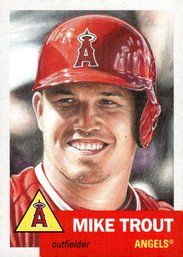 2019 TOPPS LIVING SET MIKE TROUT 1953 TOPPS
