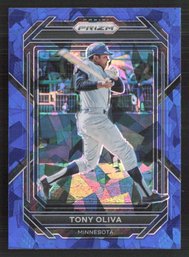 2023 PANINI PRIZM TONY OLIVA BLUE CRACKED ICE PRIZM