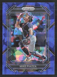 2023 PANINI PRIZM MIKE PIAZZA BLUE CRACKED ICE PRIZM