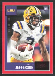 2020 PANINI SCORE JUSTIN JEFFERSON ROOKIE RED PARALLEL