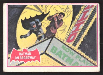 1966 TOPPS BATMAN ON BROADWAY