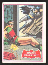 1966 TOPPS BATMAN - DYNAMITE IN ROBIN'S NEST