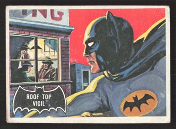 1966 TOPPS BATMAN - ROOF TOP VIGIL