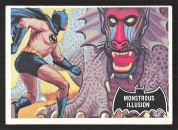 1966 TOPPS BATMAN - MONSTROUS ILLUSION