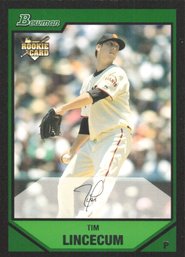 2007 BOWMAN TIM LINCECUM ROOKIE CARD