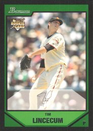 2007 BOWMAN TIM LINCECUM ROOKIE CARD