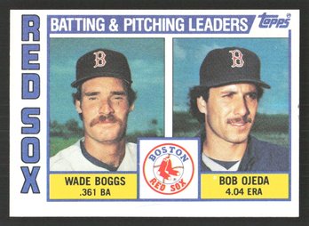 1984 TOPPS WADE BOGGS/BOB OJEDA