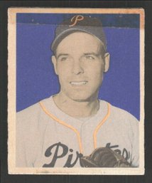 1949 BOWMAN FRANK GUSTINE ROOKIE CARD