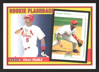 2002 FLEER ALBERT PUJOLS ROOKIE FLASHBACK