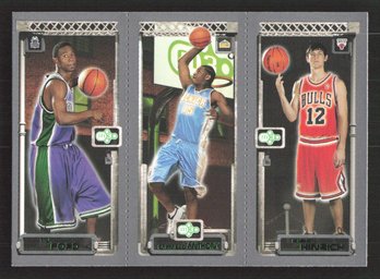 2004 TOPPS CARMELO ANTHONY/KIRK HINRICH/TJ FORD ROOKIE