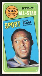 1970-71 TOPPS TALL BOY EGLIN BAYLOR ALL STAR