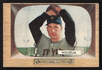 1955 BOWMAN HOYT WILHELM - HALL OF FAMER