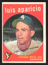 1959 TOPPS LUIS APARICIO- HALL OF FAMER