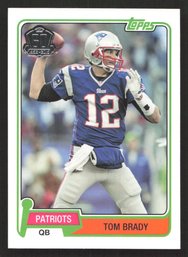 2015 TOPPS TOM BRADY 60TH ANNIVERSARY SHORT PRINT