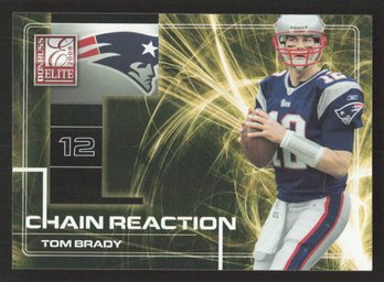 2008 DONRUSS ELITE TOM BRADY CHAIN REACTION SHORT PRINT