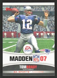 2006 TOPPS EA SPORTS MADDEN 07 TOM BRADY