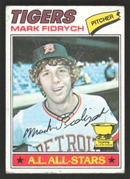 1977 TOPPS MARK FIDRYCH GOLD ROOKIE CUP