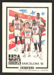 1992 SKYBOX BARCELONA  JORDAN-BIRD-EWING-BARKLEY-PIPPEN