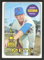 1969 TOPPS JERRY KOOSMAN GOLD ROOKIE CUP