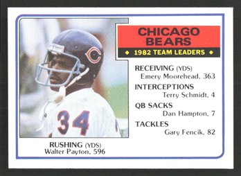 1983 TOPPS WALTER PAYTON