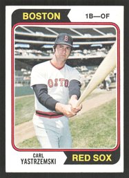 1974 TOPPS CARL YASTRZEMSKI HALL OF FAMER