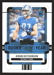 2022 PANINI CONTENDERS AIDAN HUTCHINSON ROOKIE GREEN PARALLEL