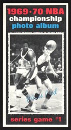 1970-71 TOPPS TALL BOY SERIES GAME 1 FEAT. WILLIS REED