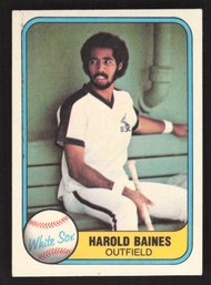 1981 FLEER HAROLD BAINES ROOKIE CARD