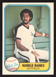 1981 FLEER HAROLD BAINES ROOKIE - HALL OF FAMER
