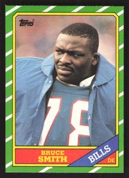 1986 TOPPS BRUCE SMITH ROOKIE CARD